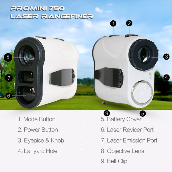 ProMini Range 750 - Laser Golf Rangefinder image 5